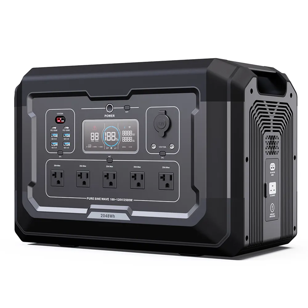 2500W 2048WH SOLAR POWER STATION